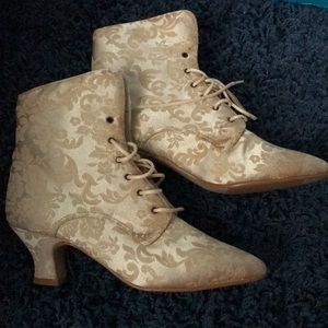 Brocade booties